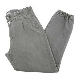 PAIGE Gray Denim Joggers | Mid Rise, Size 30